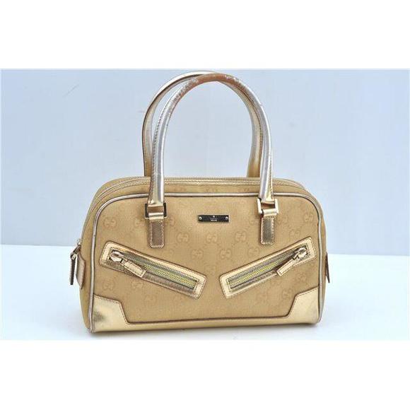 Auth Gucci Vintage Hand Bag Purse Gg #78361G23B - Picture 11 of 15